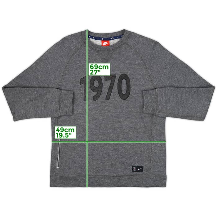 2016-17 Paris Saint-Germain '1970' Nike Sweat Top - 8/10 - (M)