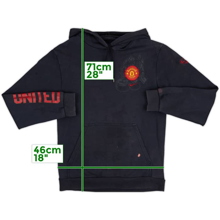 2008-09 Manchester United Nike Hooded Top - 6/10 - (S)