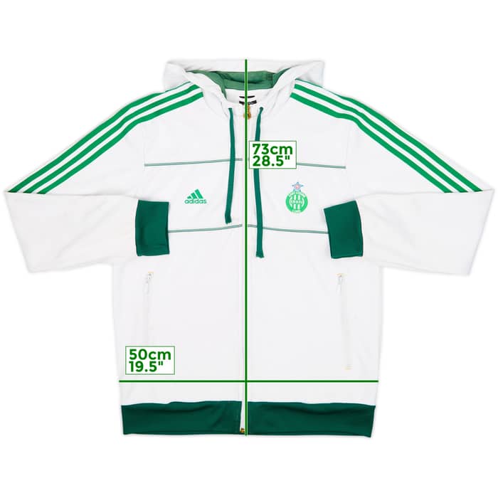 2011-12 Saint Etienne adidas Hooded Track Jacket - 5/10 - (M)