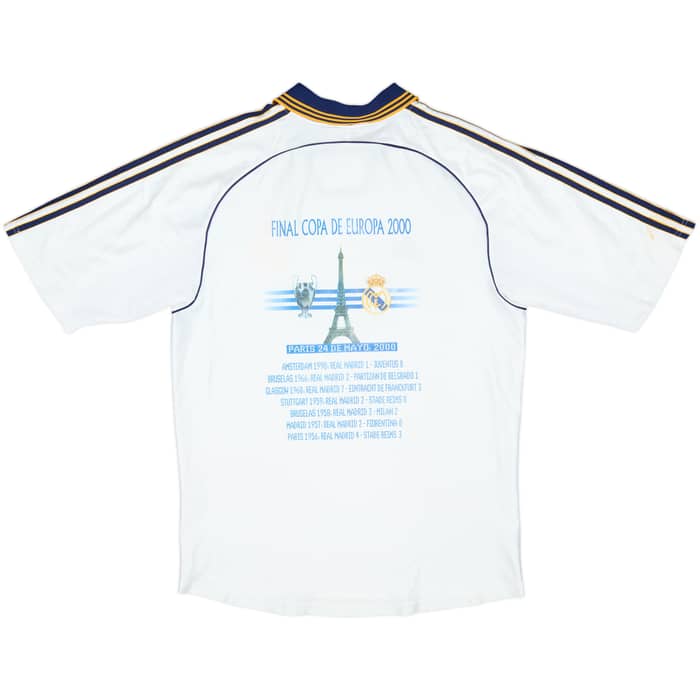 1998-00 Real Madrid 'Final Copa De Europa' Home Shirt - 8/10 - (M)