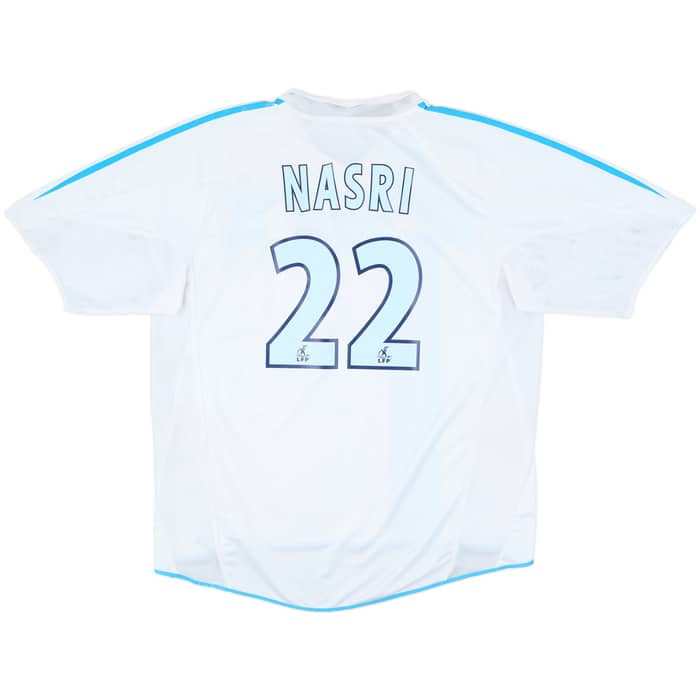 2004-05 Olympique Marseille Home Shirt Nasri #22 - 6/10 - (XL)