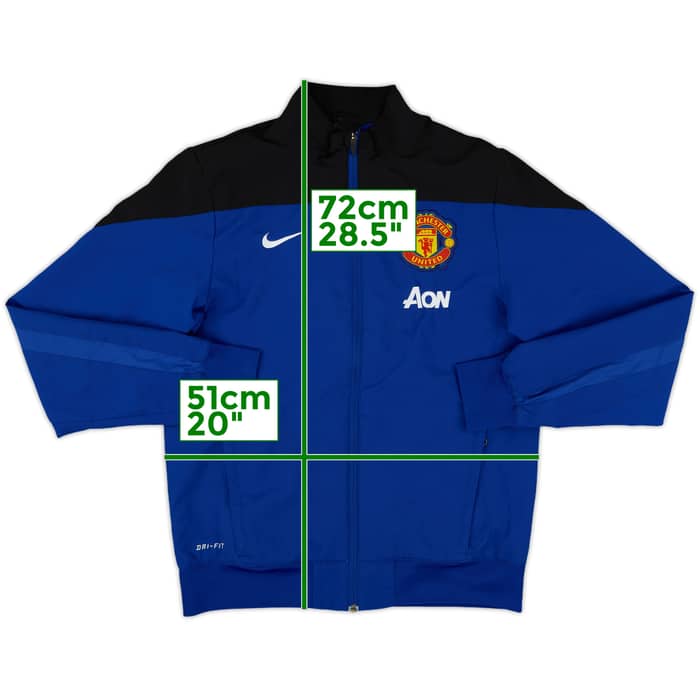 2013-14 Manchester United Nike Track Jacket - 10/10 - (S)