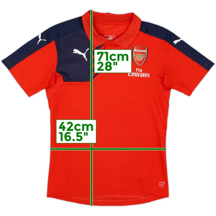 2015-16 Arsenal Puma Polo Shirt - 8/10 - (S)