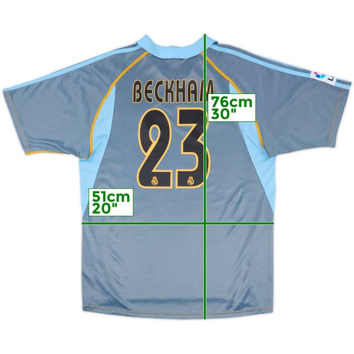 2003-04 Real Madrid Third Shirt Beckham #23 - 8/10 - (M)