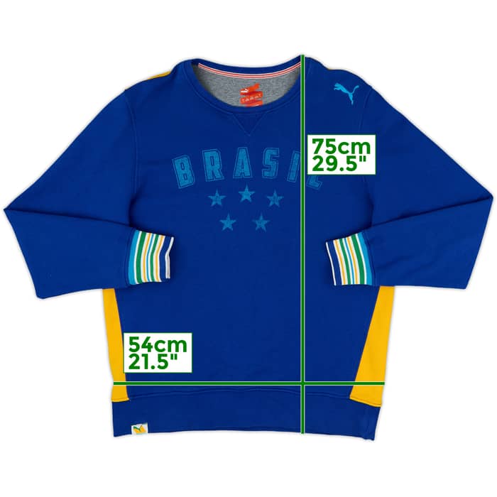 2012-13 Brazil Puma '1958' Sweat Top - 8/10 - (L)