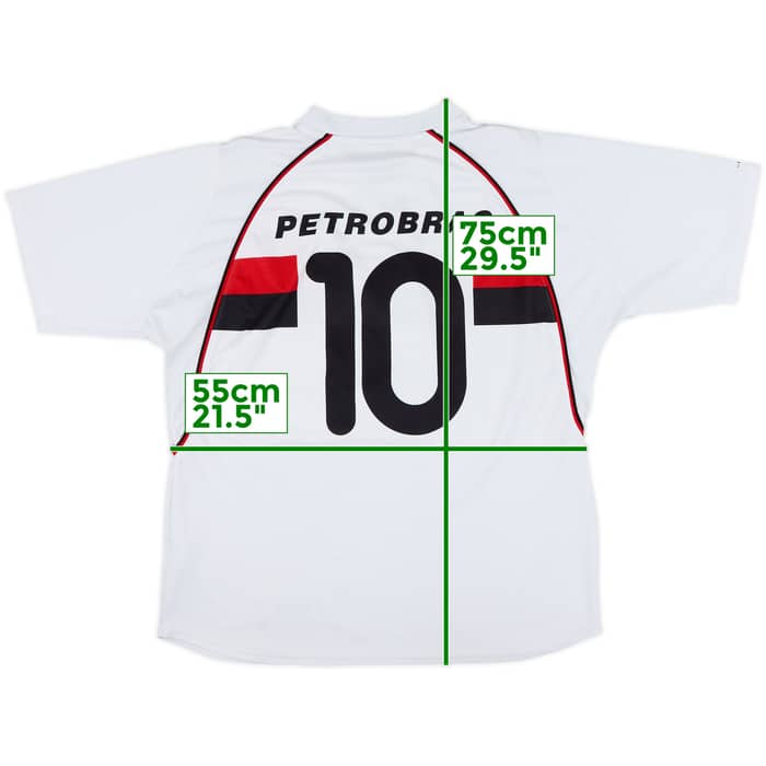 2002-03 Flamengo Away Shirt #10 - 7/10 - (XL)