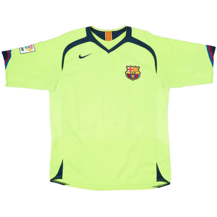 2005-06 Barcelona Away Shirt Ronaldinho #10 - 5/10 - (L)