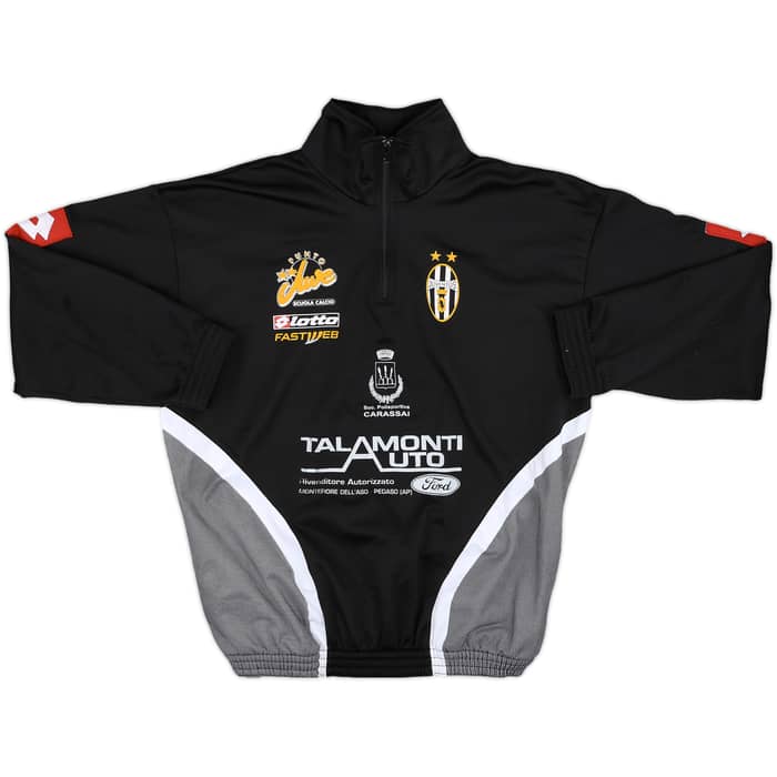 2002-03 Juventus Lotto 1/4 Zip Drill Top - 9/10 - (S)