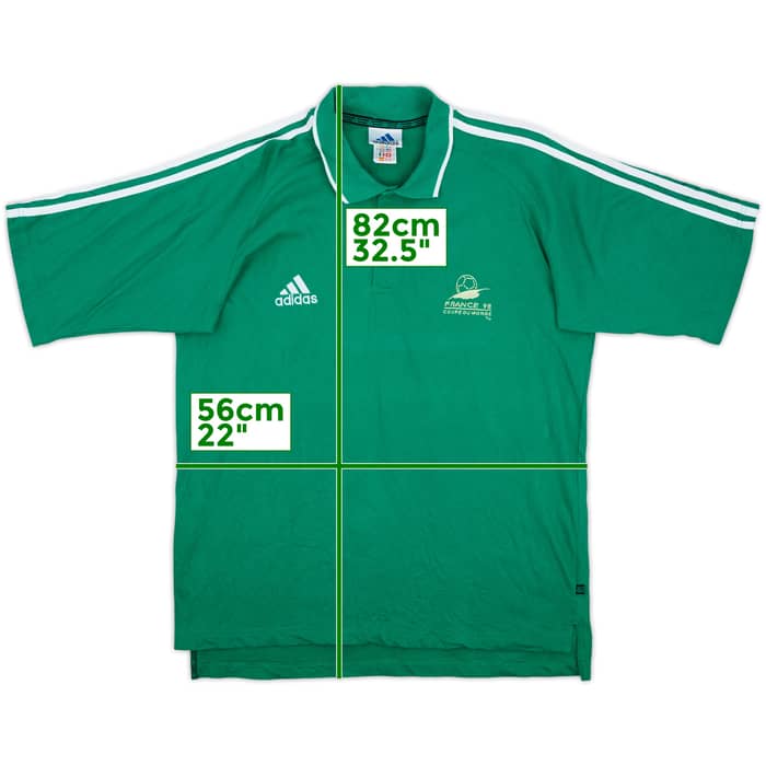 1998 France Coupe du Monde Polo Shirt - 9/10 - (L)