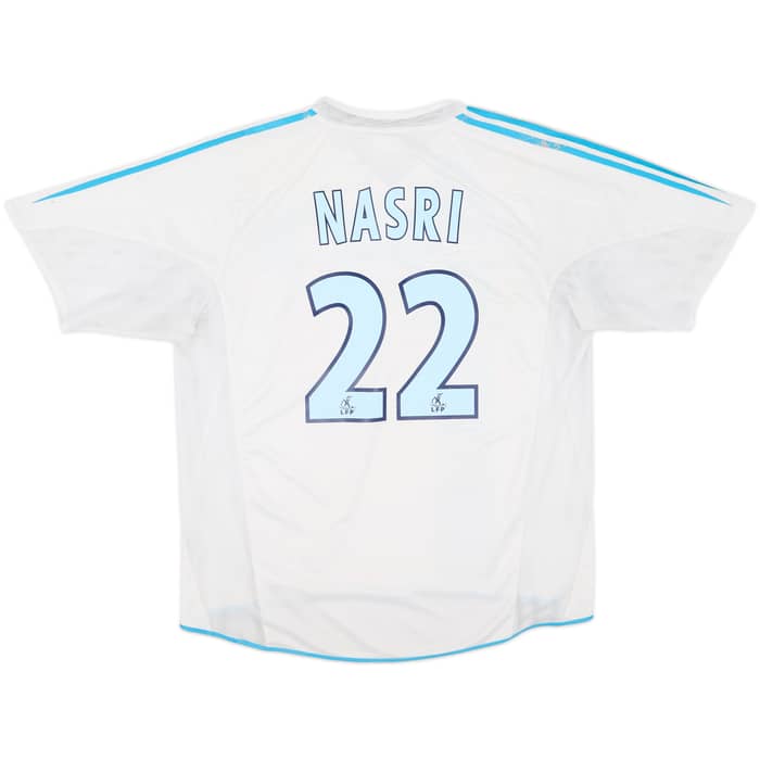 2004-05 Olympique Marseille Home Shirt Nasri #22 - 6/10 - (L)