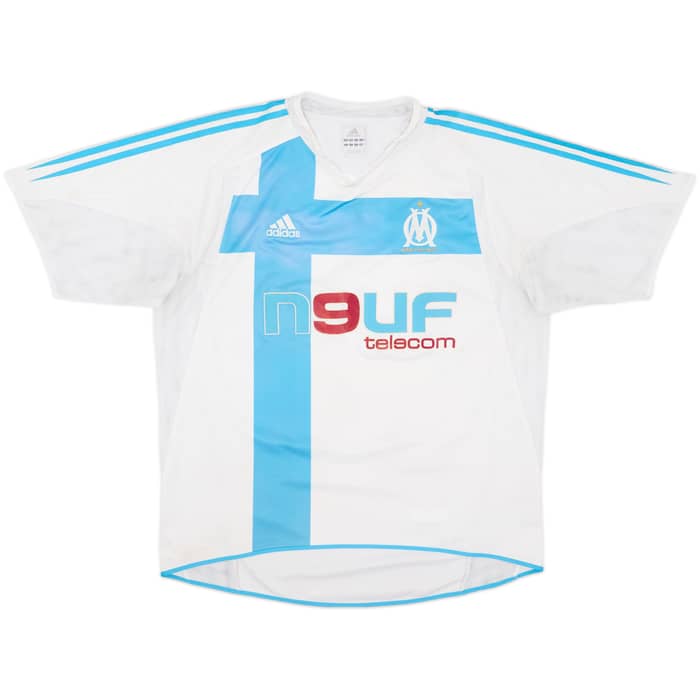 2004-05 Olympique Marseille Home Shirt Nasri #22 - 6/10 - (L)