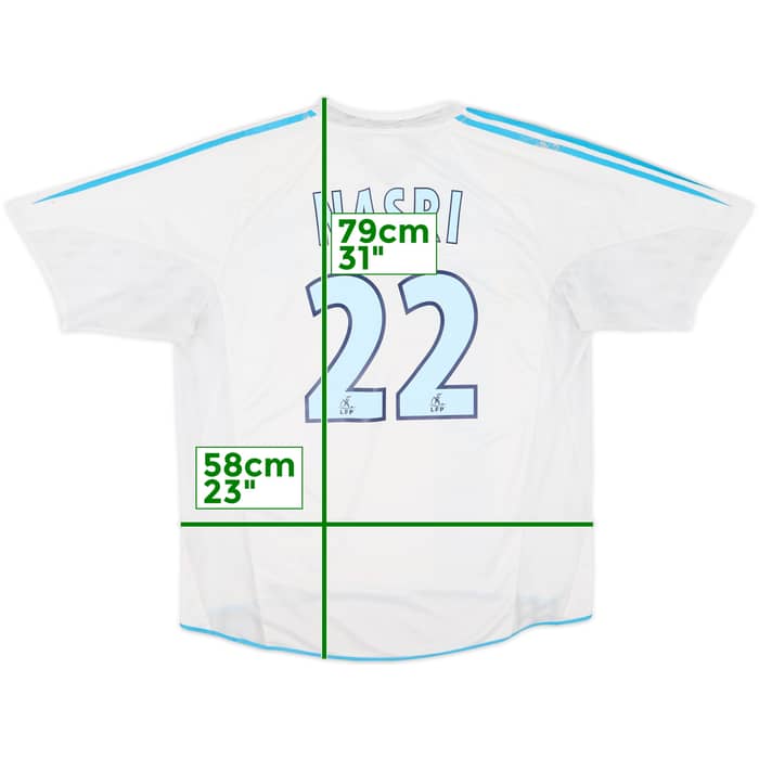 2004-05 Olympique Marseille Home Shirt Nasri #22 - 6/10 - (L)