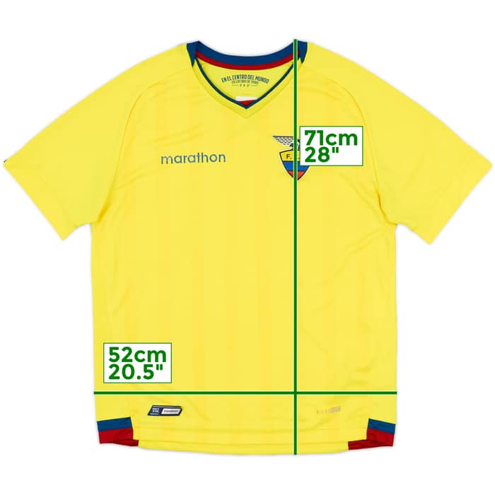 2017-18 Ecuador Home Shirt - 8/10 - (L)