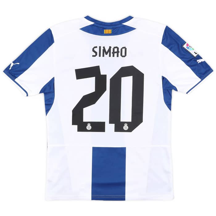 2013-14 Espanyol Home Shirt Simao #20 - 7/10 - (S)