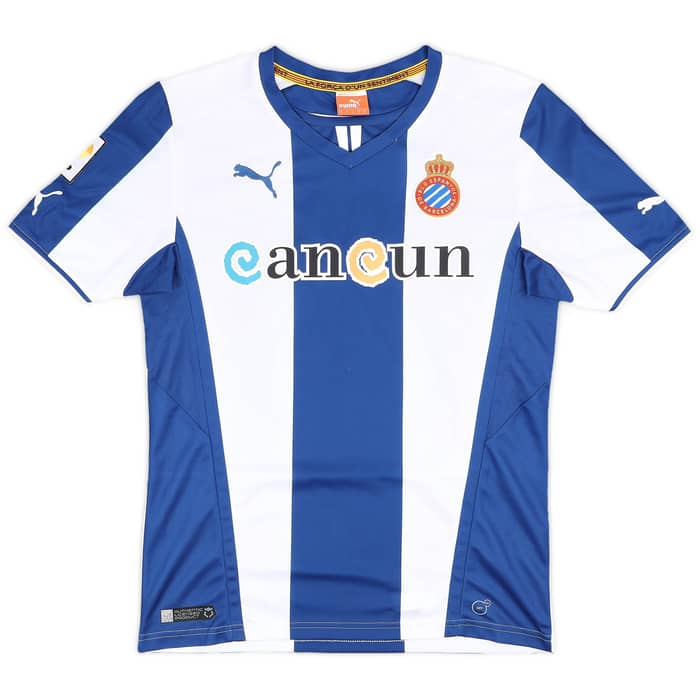 2013-14 Espanyol Home Shirt Simao #20 - 7/10 - (S)