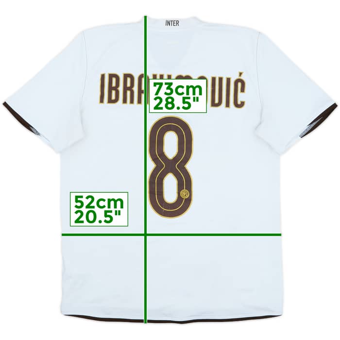 2008-09 Inter Milan Away Shirt Ibrahimovic #8 - 7/10 - (M)