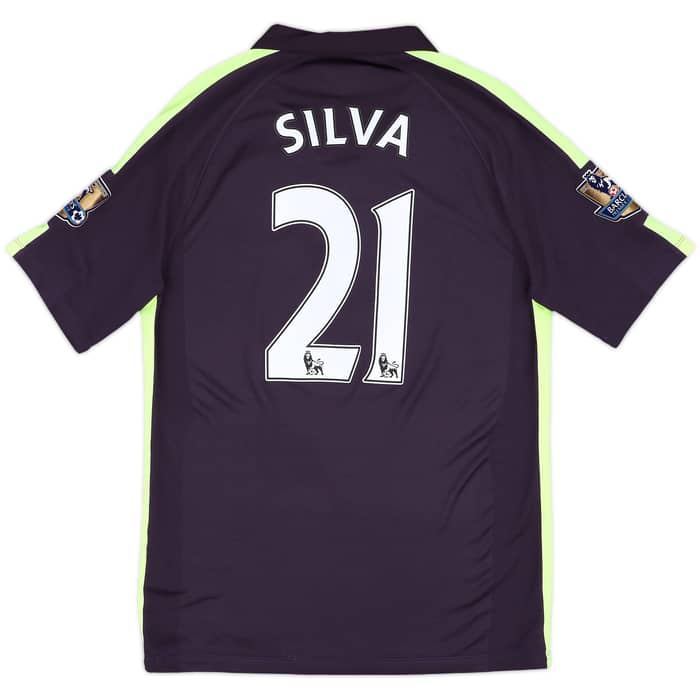 2014-15 Manchester City Third Shirt Silva #21 - 9/10 - (M)