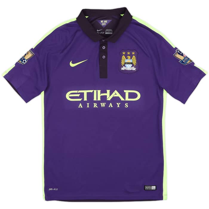2014-15 Manchester City Third Shirt Silva #21 - 9/10 - (M)