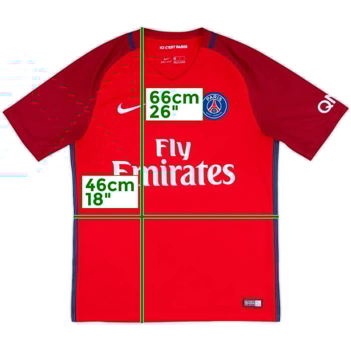 2016-17 Paris Saint-Germain Away Shirt - 9/10 - (M)