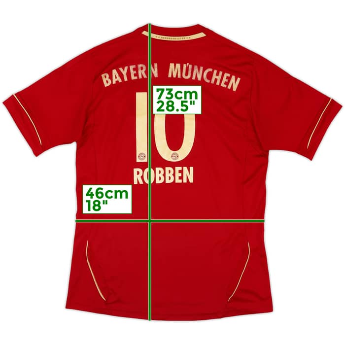 2011-13 Bayern Munich Home Shirt Robben #10 - 5/10 - (XL.Boys)