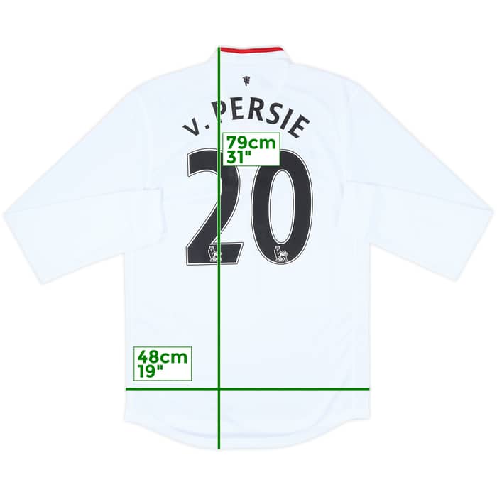 2012-14 Manchester United Away L/S Shirt v.Persie #20 (S)