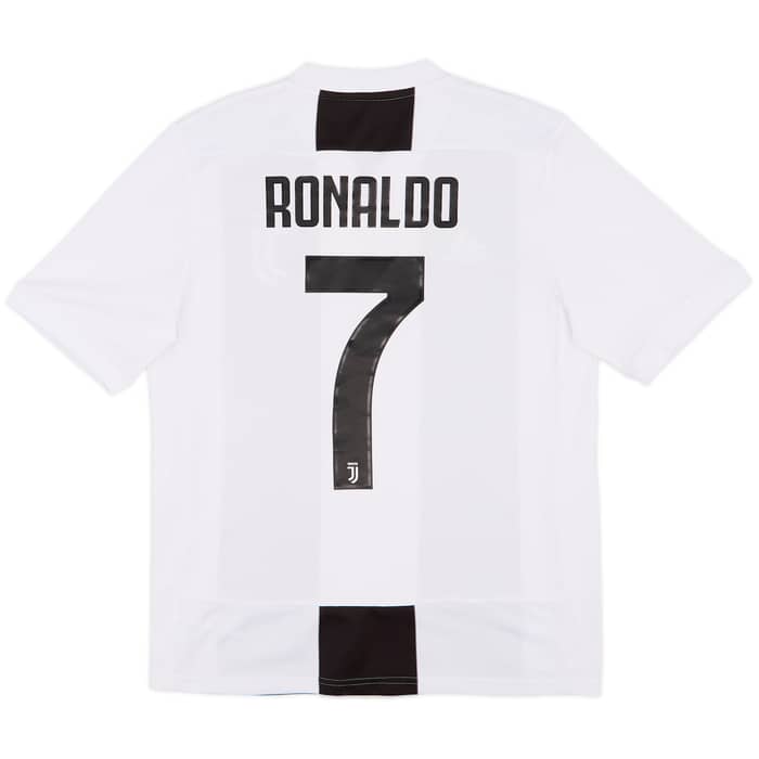 2018-19 Juventus Home Shirt Ronaldo #7 - 7/10 - (XL.Boys)