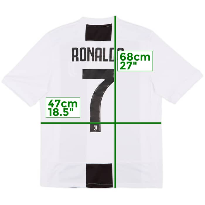 2018-19 Juventus Home Shirt Ronaldo #7 - 7/10 - (XL.Boys)