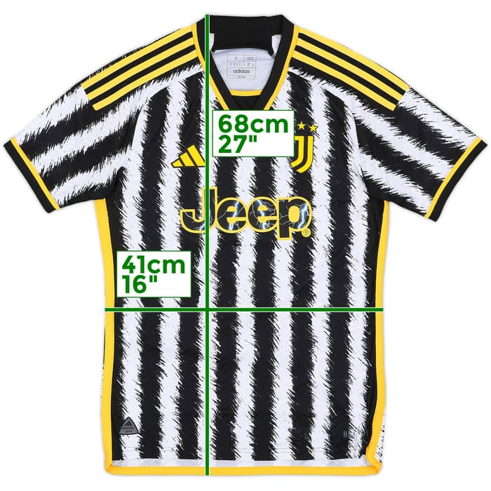 2023-24 Juventus Authentic Home Shirt - 9/10 - (S)