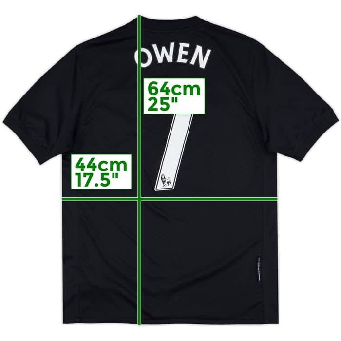 2009-10 Manchester United Away Shirt Owen #7 - 6/10 - (S)