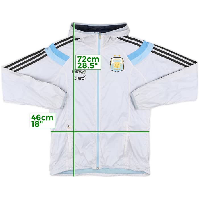 2014-15 Argentina adidas Hooded Rain Jacket - 9/10 - (L)