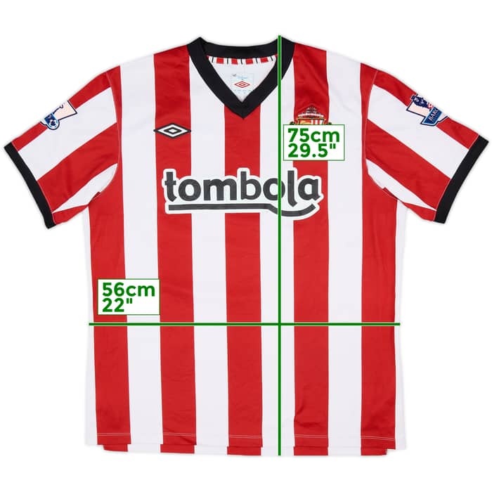 2011-12 Sunderland Home Shirt - 6/10 - (L)