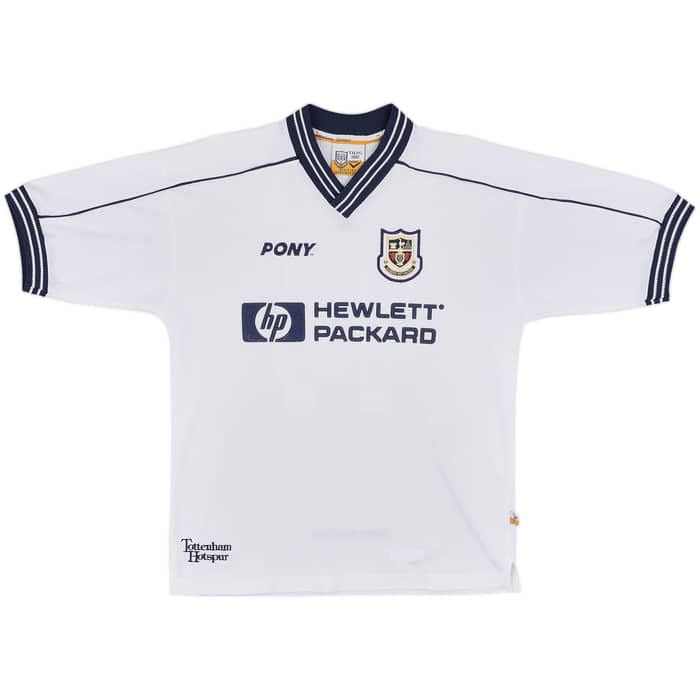 1997-99 Tottenham Home Shirt Ginola #14 - 8/10 - (M)