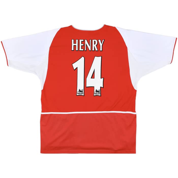 2002-04 Arsenal Home Shirt Henry #14 - 7/10 - (XXL)