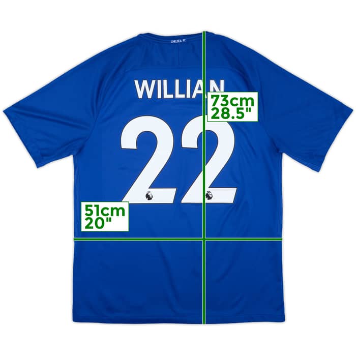2017-18 Chelsea Home Shirt Willian #22 - 10/10 - (XL)