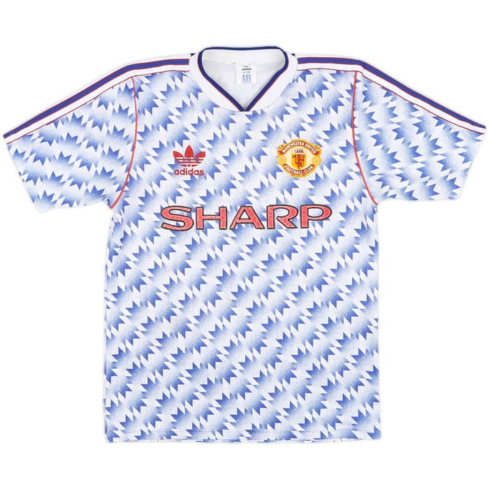 1990-92 Manchester United Away Shirt - 8/10 - (S)