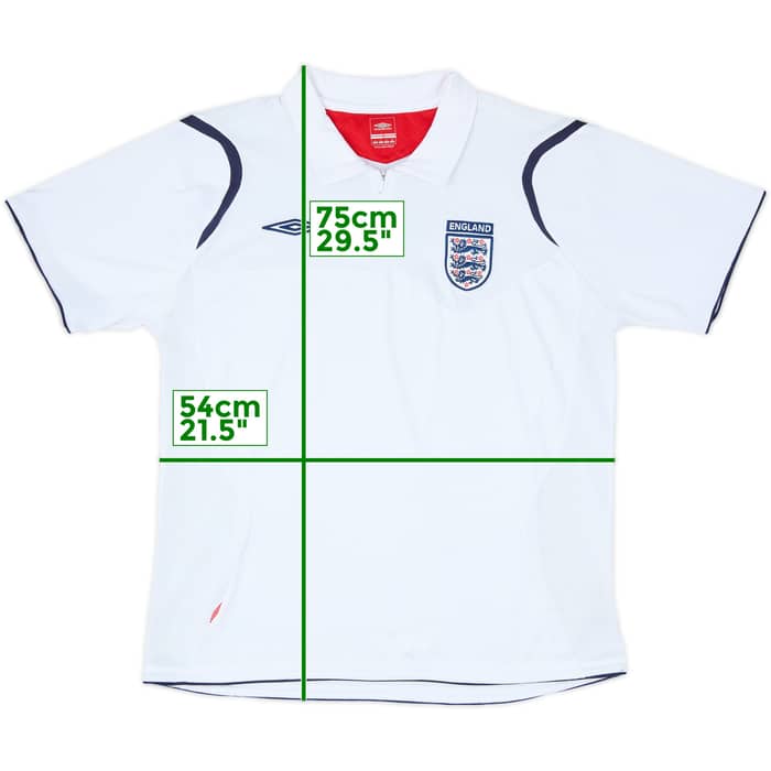 2004-05 England Umbro 1/4 Zip Polo Shirt - 9/10 - (L)