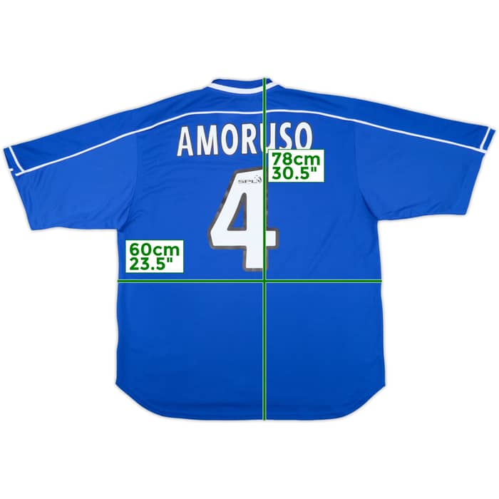 1999-01 Rangers Home Shirt Amoruso #4 (XL)