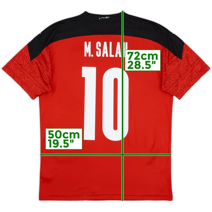 2020-21 Egypt Home Shirt M.Salah #10 - 9/10 - (M)