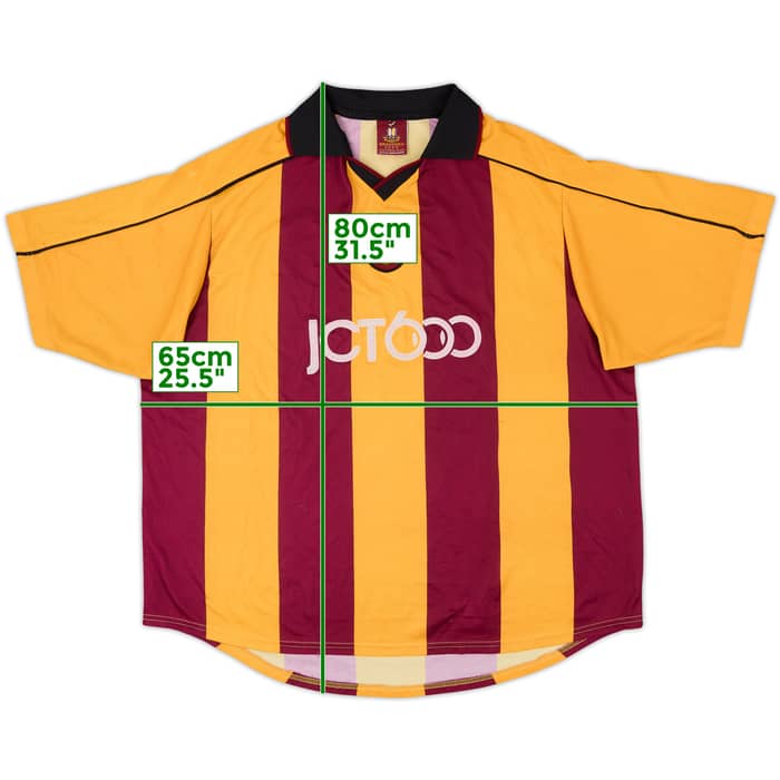 2001-03 Bradford City Home Shirt - 7/10 - (XXL)