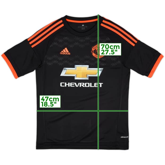 2015-16 Manchester United Third Shirt - 8/10 - (XL.Boys)