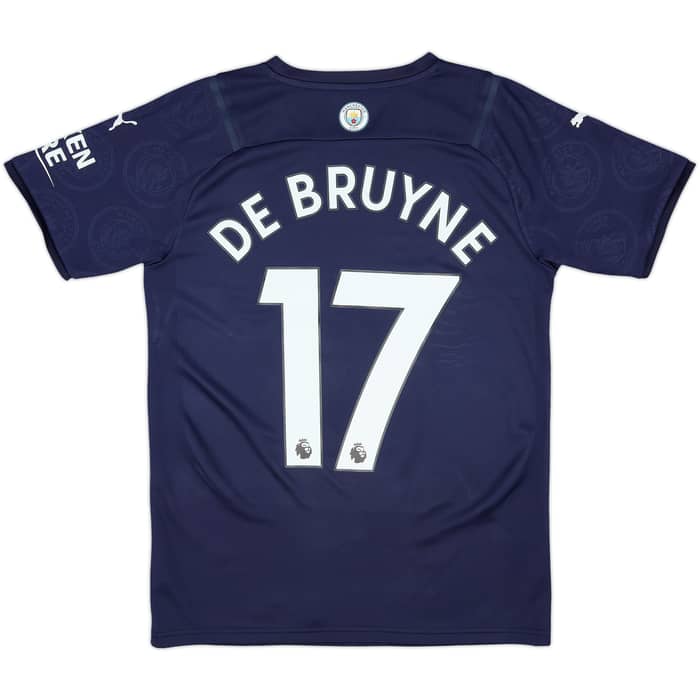 2021-22 Manchester City Third Shirt De Bruyne #17 - 9/10 - (S)
