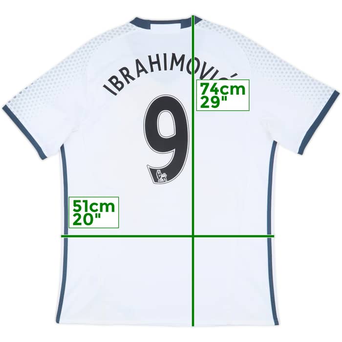2016-17 Manchester United Third Shirt Ibrahimovic #9 - 7/10 - (L)