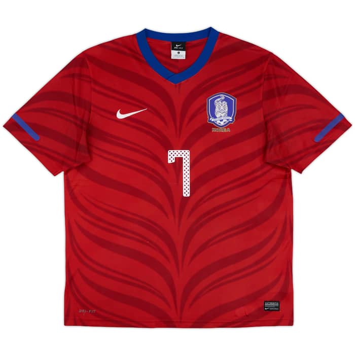 2010-12 South Korea Basic Home Shirt Jisung #7 - 7/10 - (L)