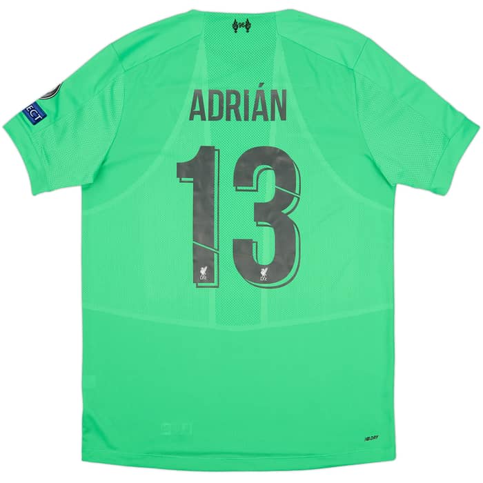 2019-20 Liverpool GK S/S Shirt Adrian #13 - 10/10 - (L)