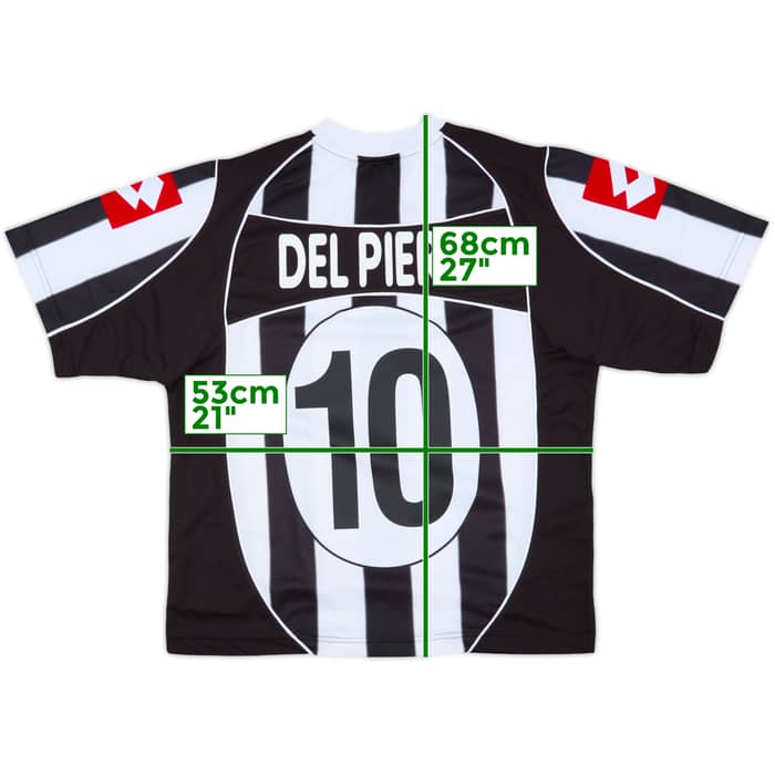 2002-03 Juventus Home Shirt Del Piero #10 - 10/10 - (L)