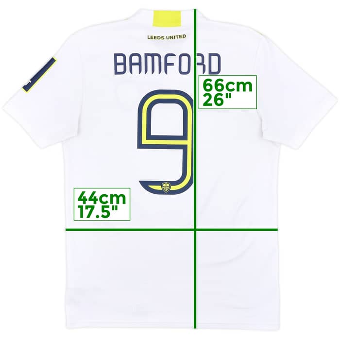 2021-22 Leeds United Home Shirt Bamford #9 - 7/10 - (M)