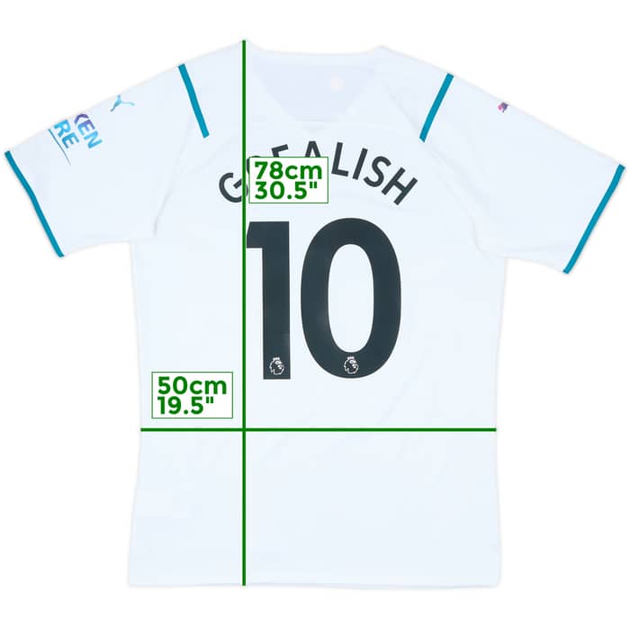 2021-22 Manchester City Away Shirt Grealish #10 - 8/10 - (XXL)