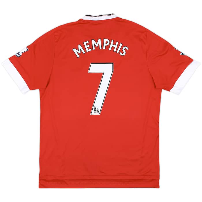 2015-16 Manchester United Home Shirt Memphis #7 - 10/10 - (L)