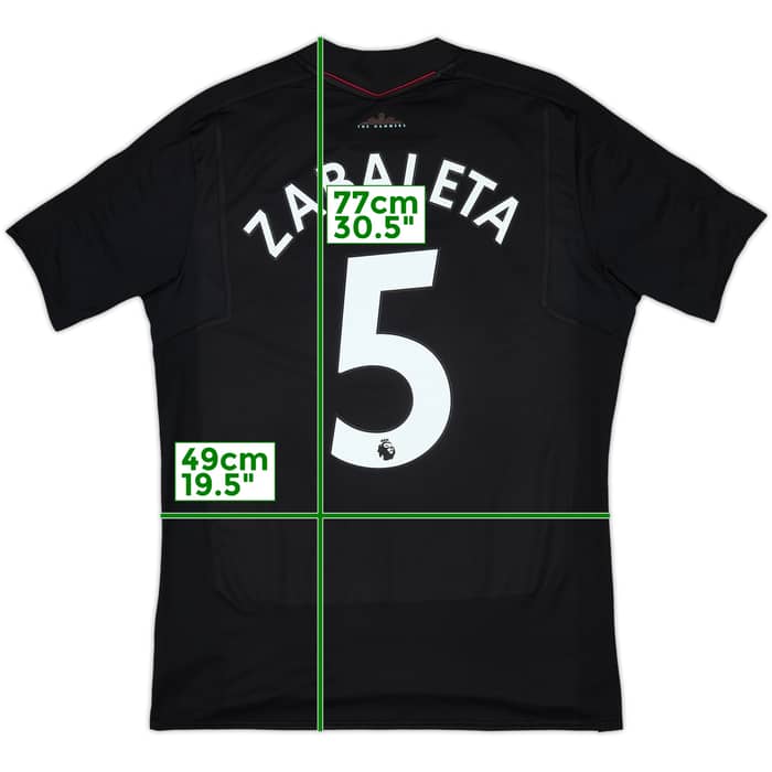 2017-18 West Ham Away Shirt Zabaleta #5 - 6/10 - (L)
