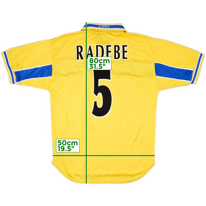 1999-00 Leeds United Third Shirt Radebe #5 - 7/10 - (M)